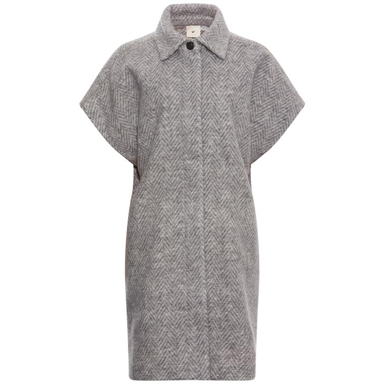 Heartmade Besa Cape, Grey Melange